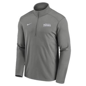 Nike Pacer 1/4 Zip Cowley Tigers Carbon Heather Pullover